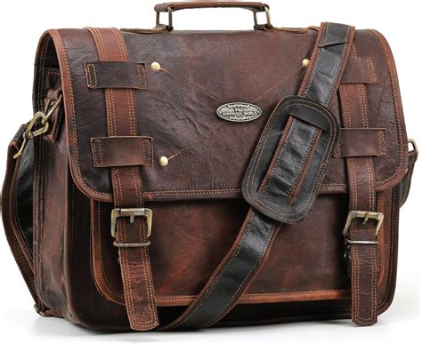 Handmade Leather Bag Mens Genuine Travel Vintage Work New - balustradellc