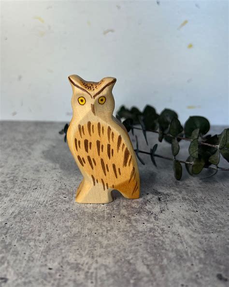 Handmade Owl Figures - Etsy - muktibox.com