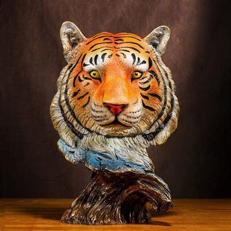 Handmade Tiger Sculpture - Etsy - muktibox.com