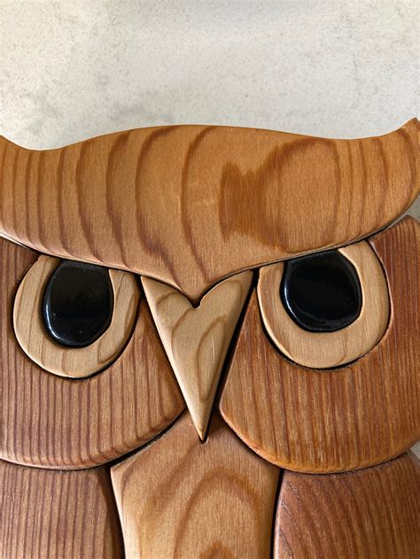 Handmade Wooden Owls - Etsy - muktibox.com