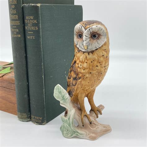 Handpainted Owl Figurine - Etsy - muktibox.com