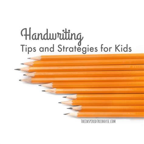 Handwriting for Kids: Hints, Tips, and Strategies - The … - balustradellc
