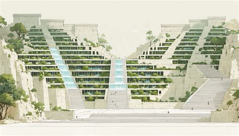 Hanging Gardens Of Babylon Artist Reconstruction Terraces - wintechmobiles.com