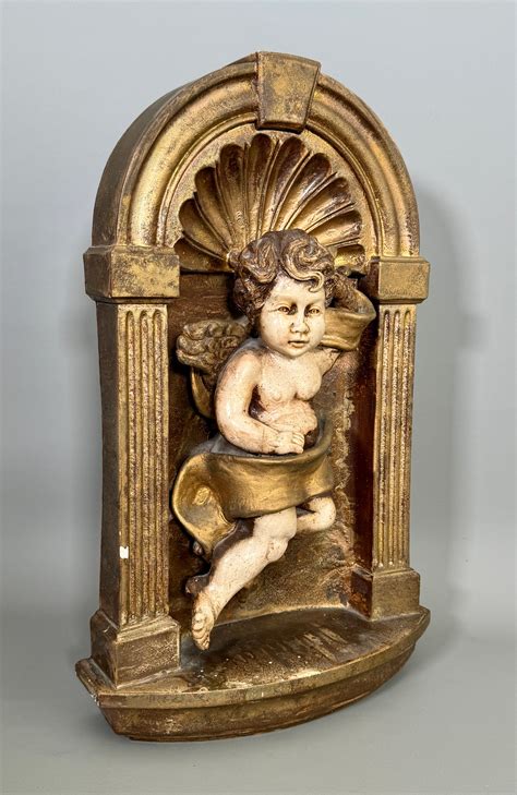 Hanging Plaster Cherub - Etsy - muktibox.com