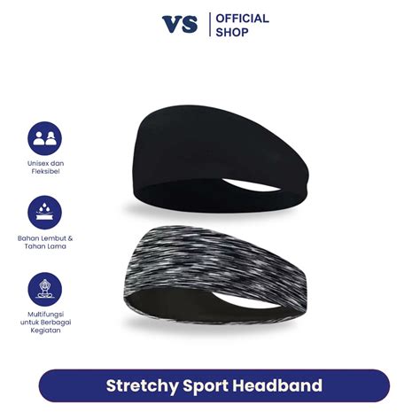 HappySport Bandana Olahraga Unisex – Headband Elastis Anti Keringat ... - balustradellc