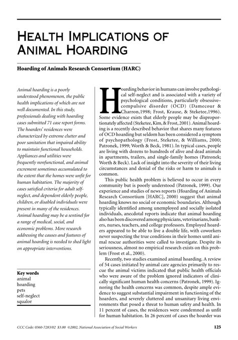 HARC - Hoarding of Animals Research Consortium - All Acronyms