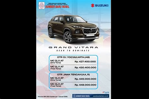 Harga Arm Grand Vitara Terbaru, Spesifikasi, & Kredit Februari 2025 - raincitystudios.com