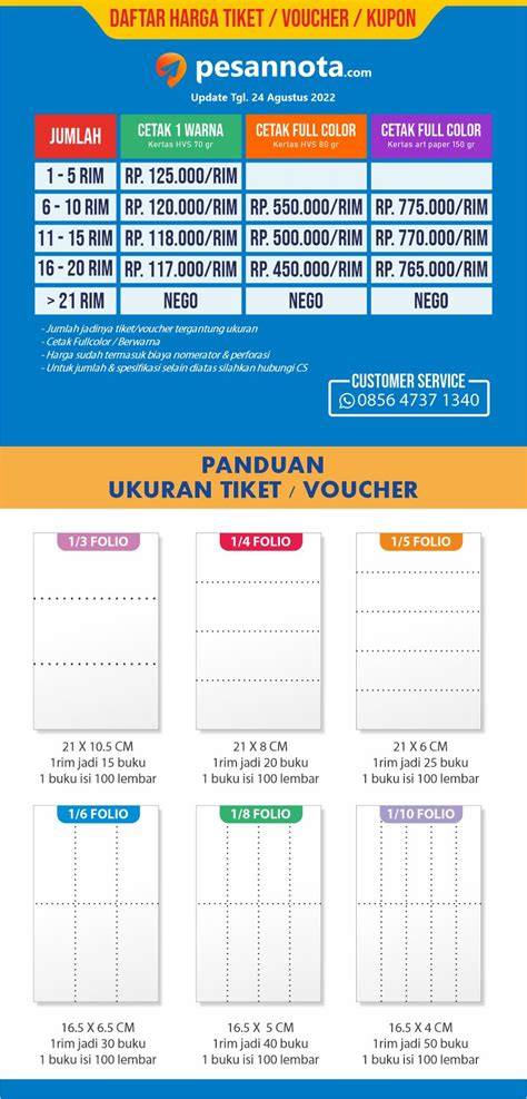 Harga Cetak Tiket - Percetakan Online Bandung - raincitystudios.com