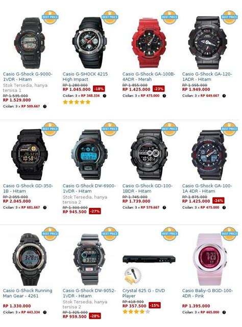 Harga G-Shock Original Terbaru Maret 2026 - balustradellc