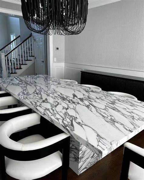 Harga Meja Bar Marmer Arabescato Murah - Marmer Granit - balustradellc