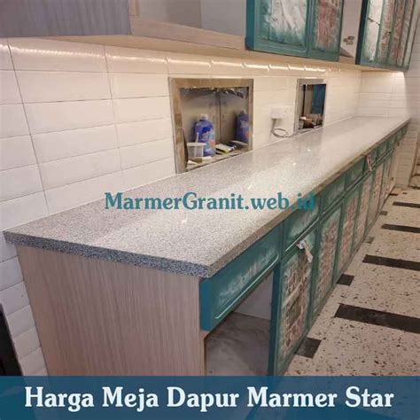 Harga Meja Dapur Marmer Star Murah - Marmer Granit - raincitystudios.com