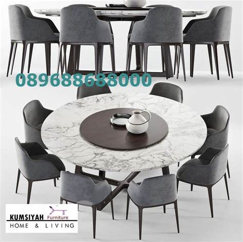 Harga Meja Makan Marmer Bundar Murah - Marmer Granit - balustradellc
