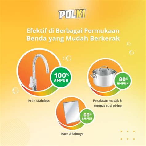 Harga POLKI - Pembersih Minyak Meja Dapur Anti … - muktibox.com