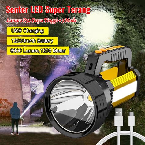 Harga Senter led 20000 mah Terbaru Mar 2026 | BigGo Indonesia - balustradellc