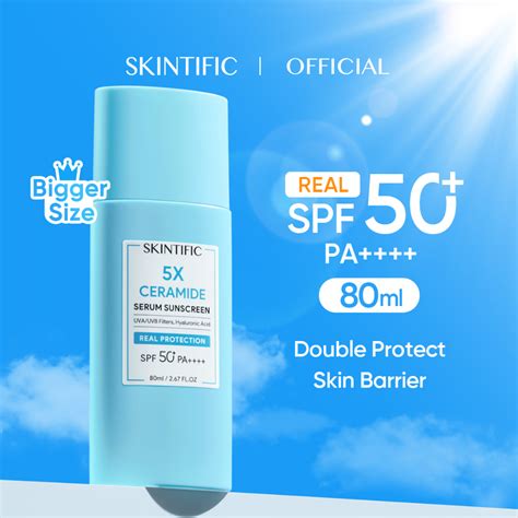 Harga Skintific 5X Ceramide Serum Sunscreen 30 ml - balustradellc