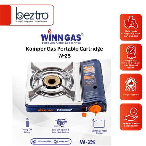 Harga Winn Gas Kompor Portable 2s 1 pcs 2s di Yogya - balustradellc