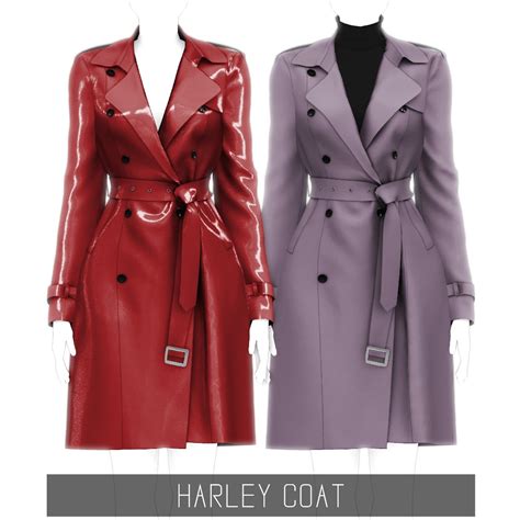 HARLEY COAT Simpliciaty on Patreon Coat, Sims 4 mods, Sims …