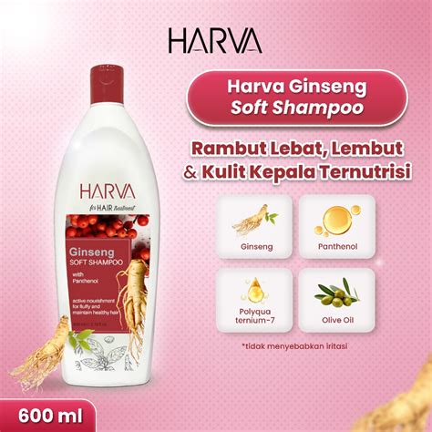 HARVA Shampoo Ginseng Soft & Smooth 600ML | Haircare 2in1 … - raincitystudios.com