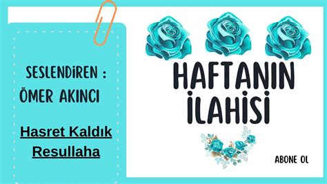 HASRET KALDIK RESULLAHA YouTube. 