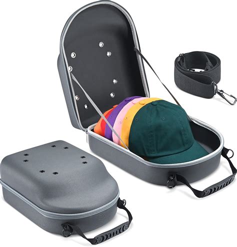 Hat Travel Case for Baseball Caps - Hard Shell Travel Hat Case with ... - balustradellc