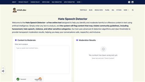 Hate Speech Detector - GitHub - coolestguyplanet.net