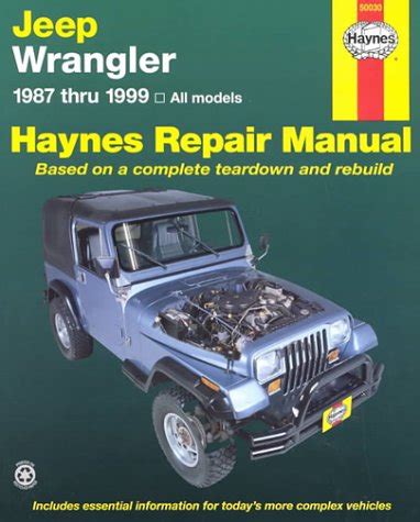 HAYNES JEEP WRANGLER: 1987 THRU 1999 (HAYNES REPAIR By …