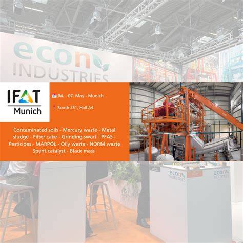 Hazardous Waste Recycling at IFAT 2026 - econ industries - raincitystudios.com
