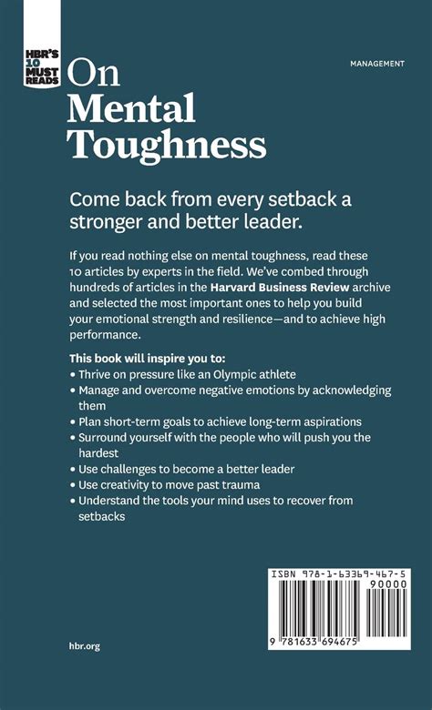 Read Hbrs 10 Must Reads On Mental Toughness With Bonus Interview Posttraumatic Growth And Building Resilience With Martin Seligman Hbrs 10 Must Reads By Harvard Business Review