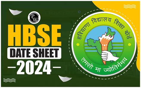 HBSE Date Sheet 2024 (Released) - Check Haryana Board Class 10, …