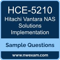 HCE-5210 Prüfungsmaterialien