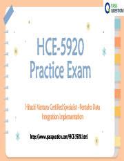 HCE-5920 Online Test