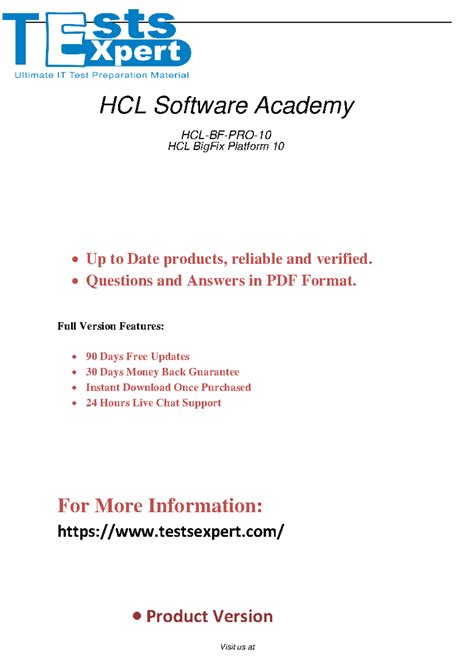 HCL-BF-PRO-10 Zertifikatsdemo