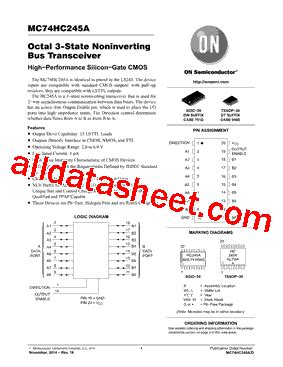 HCT245A Datasheet, PDF - Alldatasheet