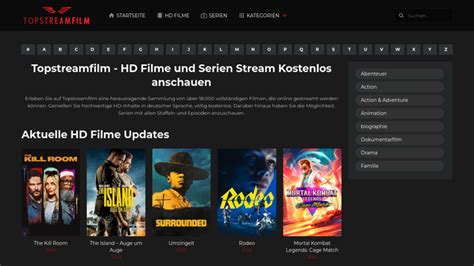 HD Filme und Serien Stream Kostenlos anschauen