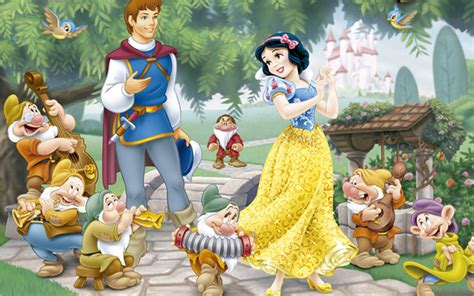 HD wallpaper: Princess Snow White Prince Ferdinand And Seven …