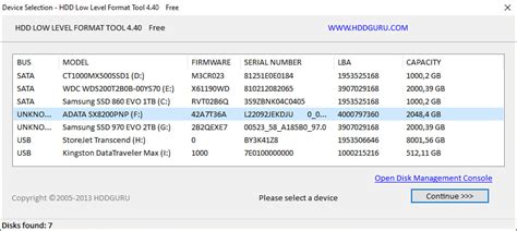 HDD Low Level Format Tool Download