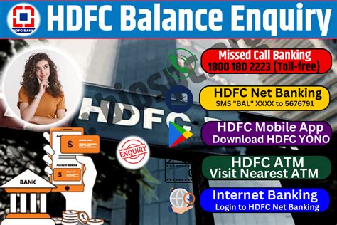 HDFC Balance Check Number, HDFC Balance Enquiry Missed