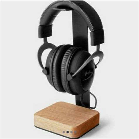 headphone stand wooden industrial style - Shop - balustradellc