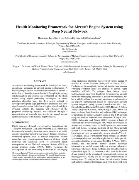 Health Monitoring Framework for Aircraft Engine System using Deep ... - coolestguyplanet.net