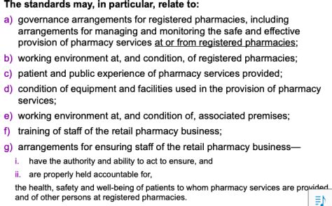 Health Products (Licensing of Retail Pharmacies) Regulations 2016 ... - balustradellc