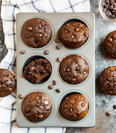 HEALTHY CHOCOLATE MUFFINS - recipes-from-nature.com