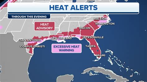 HEAT ALERTS FOR SOUTH FLORIDA