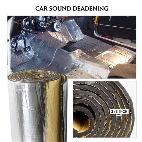 Heat Sound Deadening Insulation Automotive Heat Shield Material 3/8 ... - balustradellc