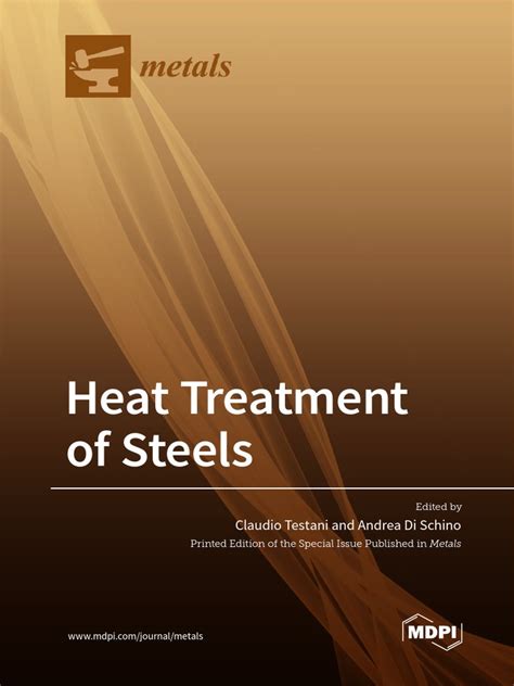 Heat Treatment of Steels | MDPI Books - wintechmobiles.com
