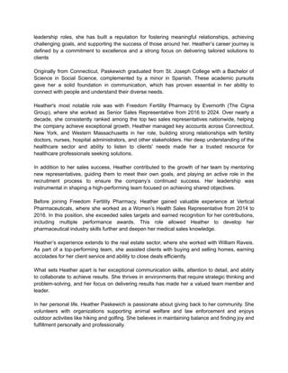 Heather Paskewich Outlines the Positive Impact of Giving Back - balustradellc