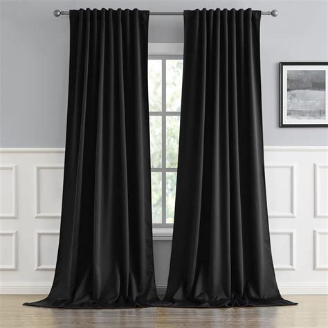 Heavy Black Curtains - Etsy - balustradellc