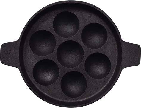 Heavy Duty 7 Cavity Premium Cast Iron Appam Pan for ... - IndiaMART - raincitystudios.com