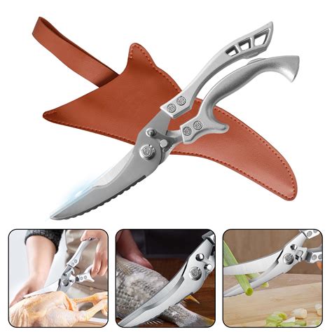 Heavy Duty Poultry Shears | Food Grade Stainless Steel ... - Amazon - raincitystudios.com