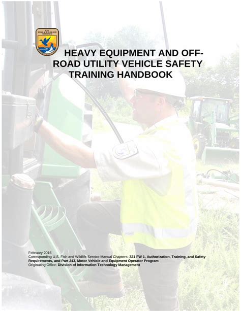 Heavy Equipment and Off-Road Utility Vehicle Safety Training Handbook - balustradellc