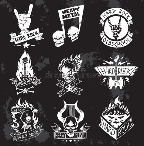Heavy metal band logos vector images & illustrations - muktibox.com